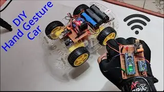 DIY | Машинка на управлении жестами с Arduino | nRF24l01 | MPU6050