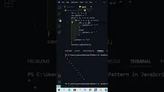X Pattern with Star using JavaScript 