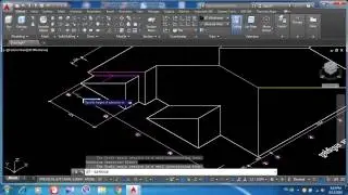 AutoCAD 3D Tutorial - autocad 3d tutorial sloped roof - AutoCAD sloped Roof - 3D roof