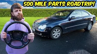 500 mile parts run for my cheap Mercedes CLK! - CLK ep 8