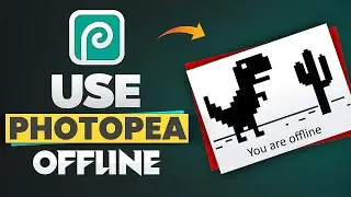 Use Photopea Offline (without internet) 😲 new trick 🔥 photopea.com editor