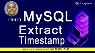 Extract date and time from SQL timestamp | DBMS tutorial | Sekharmetla | Harisystems