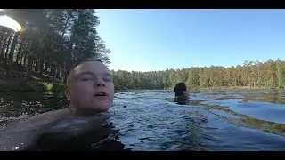 НОЧЁВКА В ЛЕСУ С ДЕВЧОНКАМИ / ПРЫЖКИ С ТАРЗАНКИ. ЛЕТО 2022