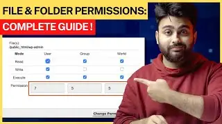 How to change File & Folder Permissions (WordPress)