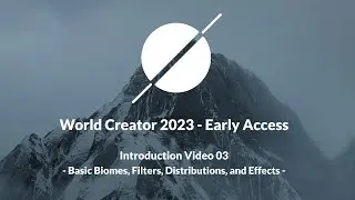 World Creator 2023 Early Access Preview - Tutorial 03: Filters