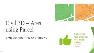 Civil 3D - Area using Parcel Method