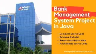 Banking Software Project in Java with MySql, JDBC | Java Project for beginners | Bank Management