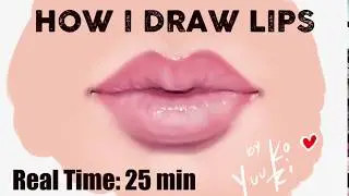 Quick Lips Study (Digital Painting) + Tips [Clip Studio]