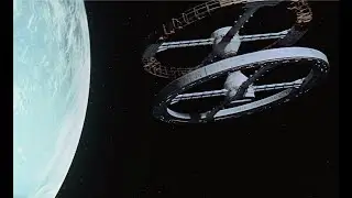 2001: A Space Odyssey (1968) - 'The Blue Danube' (waltz) scene [1080p]
