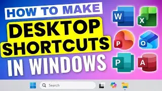 How to Create Desktop Shortcuts on Windows