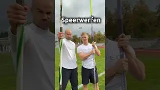 Ich trete gegen den Europameister im Speerwerfen an! #duell #challenge #bodybuilding #speerwerfen