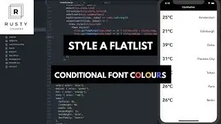 How to style a FlatList in React Native & how to set conditional font colors