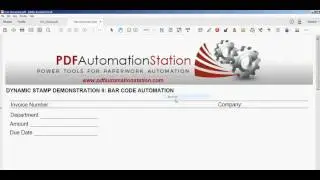 Dynamic Stamp With Bar Code