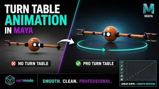 How to Create a Turntable Animation in Maya (Beginner Tutorial)