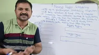 OS in Telugu | Round Robin Scheduling Algorithm in Telugu | Preemptive | Operating System in Telugu