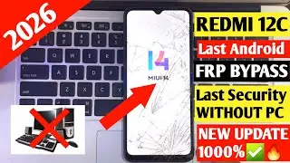 Redmi 12c Frp Bypass 2026 / 1000% ✅ 🔥Redmi 12c Google Lock Bypass 2026/ Frp Unlock ✅🔥