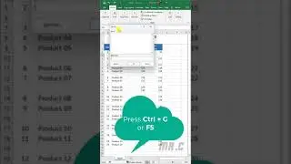 The fastest way to REMOVE BLANK ROWS in Excel #Shorts