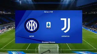 Inter Milan vs Juventus | Giuseppe Meazza Stadium | 2021-22 Serie A | PES 2021