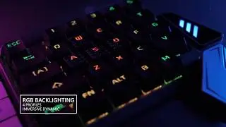 GameSir Z1 Professional Mechanical Gaming Keyboard (One Hand Keyboard)