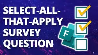 How to Analyze Check-All-That-Apply Survey Questions in Excel ✅ [MS FORMS!]