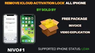 Methode Remove Icloud Activation Lock all Iphone Statut Clean free via Sold By & Package invoice