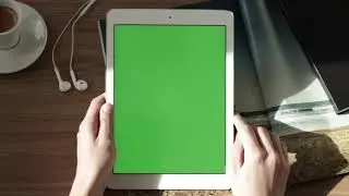 Tablet Green Screen No copyright