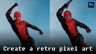 How to Create a Retro Pixel Art in Photoshop