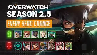 Mizuki's ULT now blocks projectiles BOTH WAYS | Overwatch Mid-Season 2.5 Patch