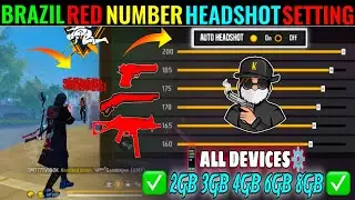 Free Fire Max Auto Headshot Trick 2025 Sensitivity ⚙️ 2gb, 3gb, 4gb Ram Headshot Sensitivity Setting