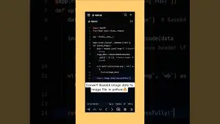 Convert Base64 Image Data To Image File In Python 