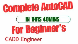 Master AutoCAD 2025 in Record Time with This 1Hr 40min Crash Course!