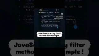 JavaScript array filter method best example find even numbers from an array