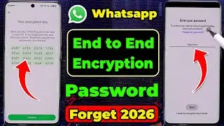 whatsapp end to end encryption password forgot | end to end encryption whatsapp password forgot