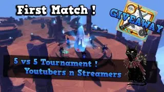 Inventational Streamers n Youtubers 5 vs 5 Tournament! ( 1 Match )