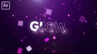 Glow Text Particle Reveal Animation in After Effects - After Effects Tutorial | No Plugins Required