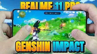 Realme 11 Pro Dimensity 7050 Genshin Impact Gaming test