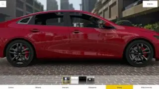 Chevrolet Malibu Configurator with Blend4Web