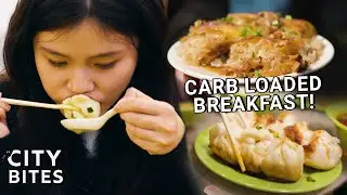 Carbs on Carbs?! We Tried Doupi and Fried Buns in Wuhan | City Bites Wuhan Edition Ep2
