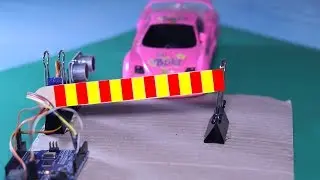 How to make Automatic Smart Car Barrier System with Arduino | Arduino Project