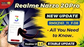 Realme Narzo 20Pro Android 12 Stable Update  |Realme Narzo 20Pro New Update | Narzo 20Pro UI 3.0