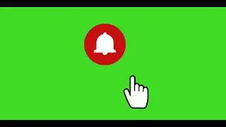 Green screen Bell icon
