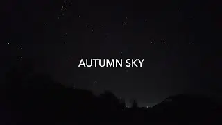 The tour at night autumn sky - showing the sensitivity of Sony A7S camera at different ISO levels