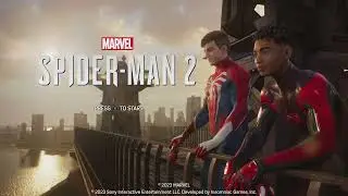 Marvel's Spider-Man 2 (Bridge Version) Title Screen (PS5)