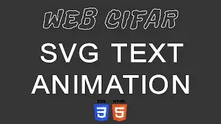 SVG Text Animation With CSS | HTML & CSS Tutorial 2020