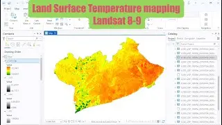 How to Calculate Land Surface Temperature LST Using Landsat 8-9  Step by Step Tutorial