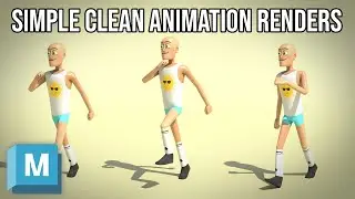 Maya - Simple Clean Animation Renders Using Arnold