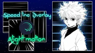 SPEED LINE COMIC OVERLAY - KILLUA ZOLDYCK - HUNTER X HUNTER