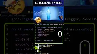 CREATE AN IMMERSIVE LANDING PAGE WITH ANIMATED VIDEO BACKGROUNDS AND SCROLL EFFECTS | Gsap Animation