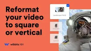 Reformat your video to square or vertical