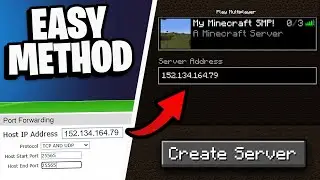 How To Port Forward Minecraft Server (EASIEST METHOD)